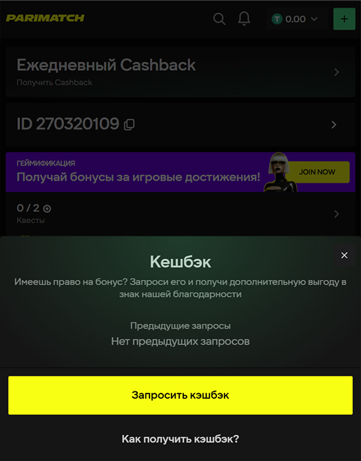 Один из вариантов получения кэшбэка